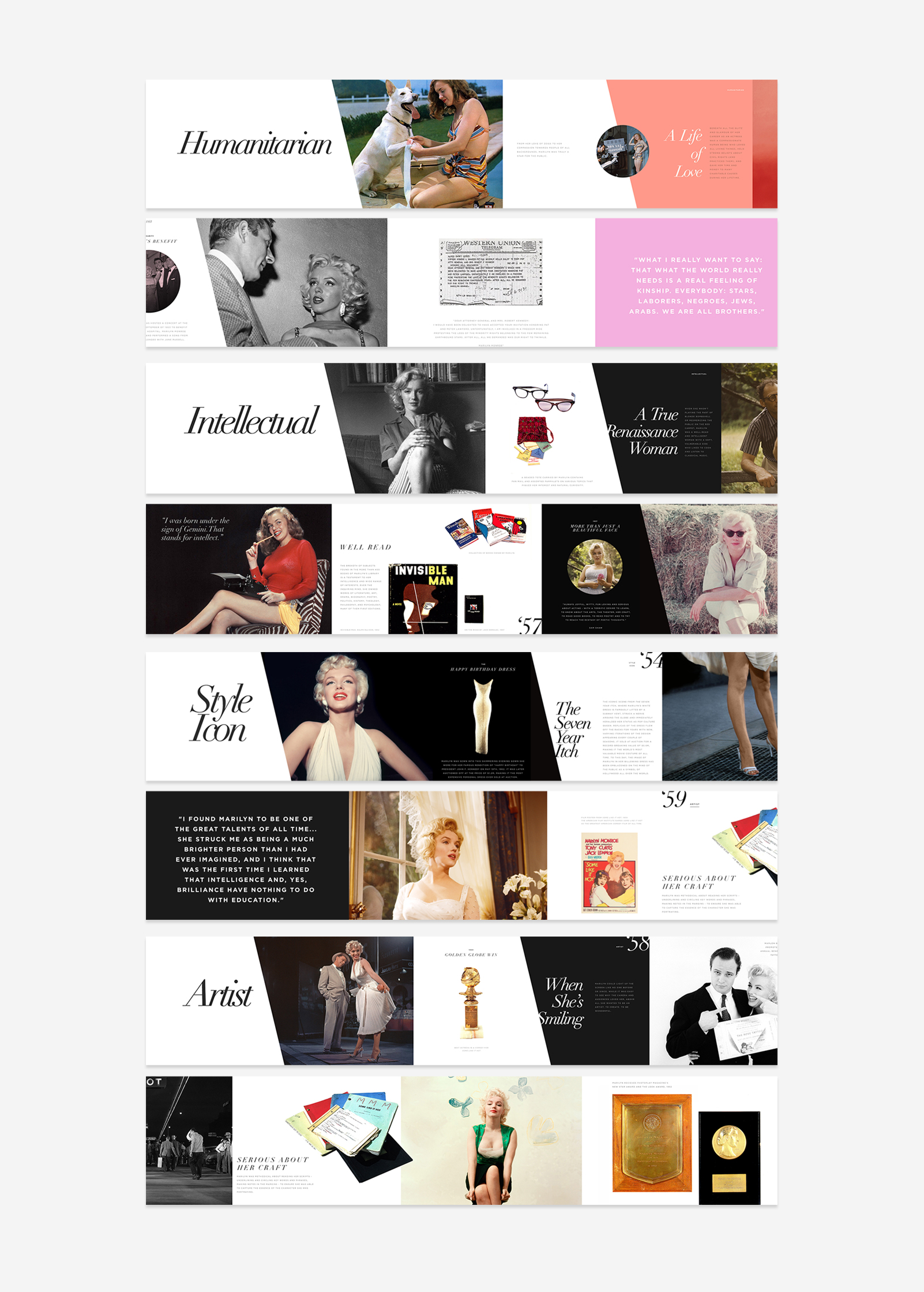 Marilyn_monroe_Website_design_layout